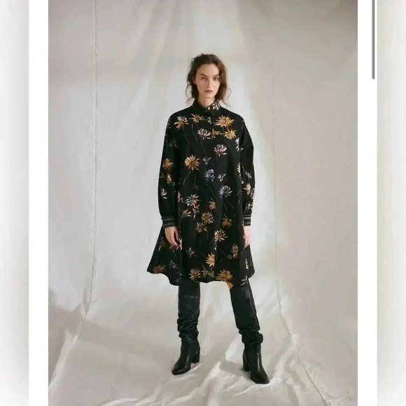 HANNES ROETHER Floral Dress With Pockets Like New Size XL - Picture 4 of 5